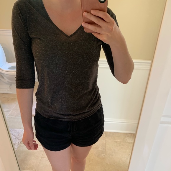 Gray Urban Outfitters 3/4 sleeve t-shirt - Picture 4 of 4